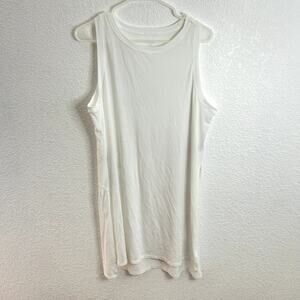 Old Navy Active Long Tunic Womens Size Large Tall White